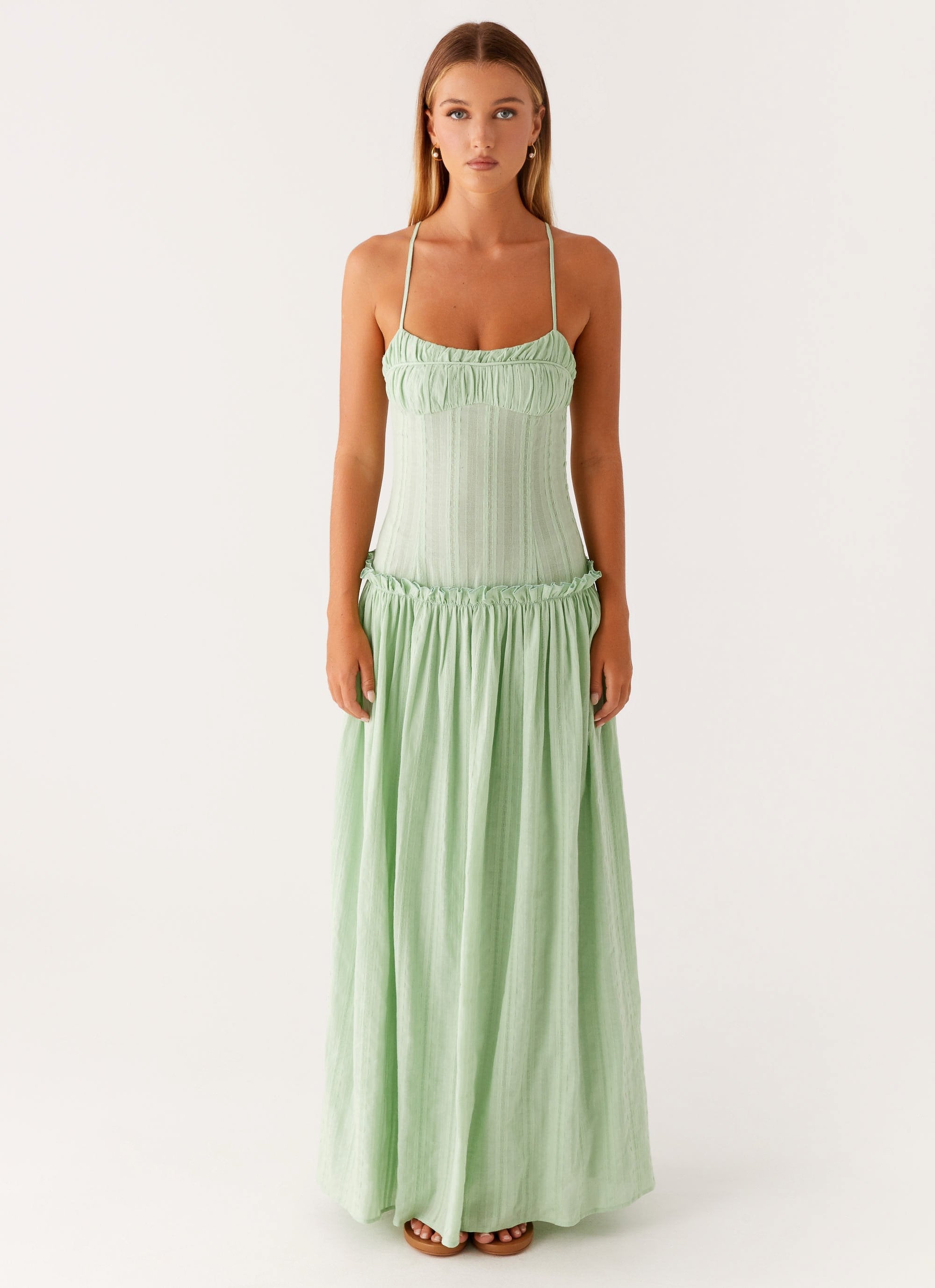 Elena™ | Drop Waist Maxi