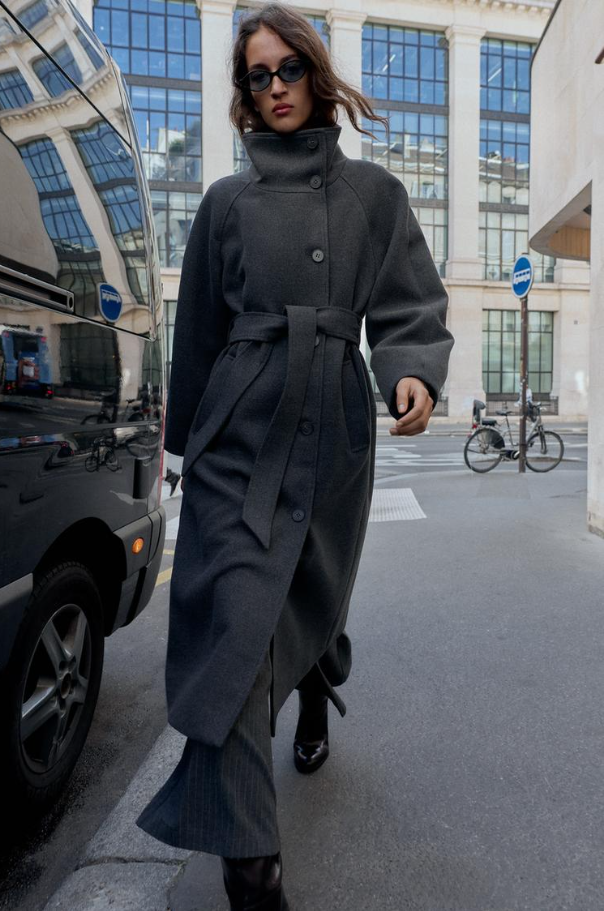 Esmée™ | Wool Belted Coat