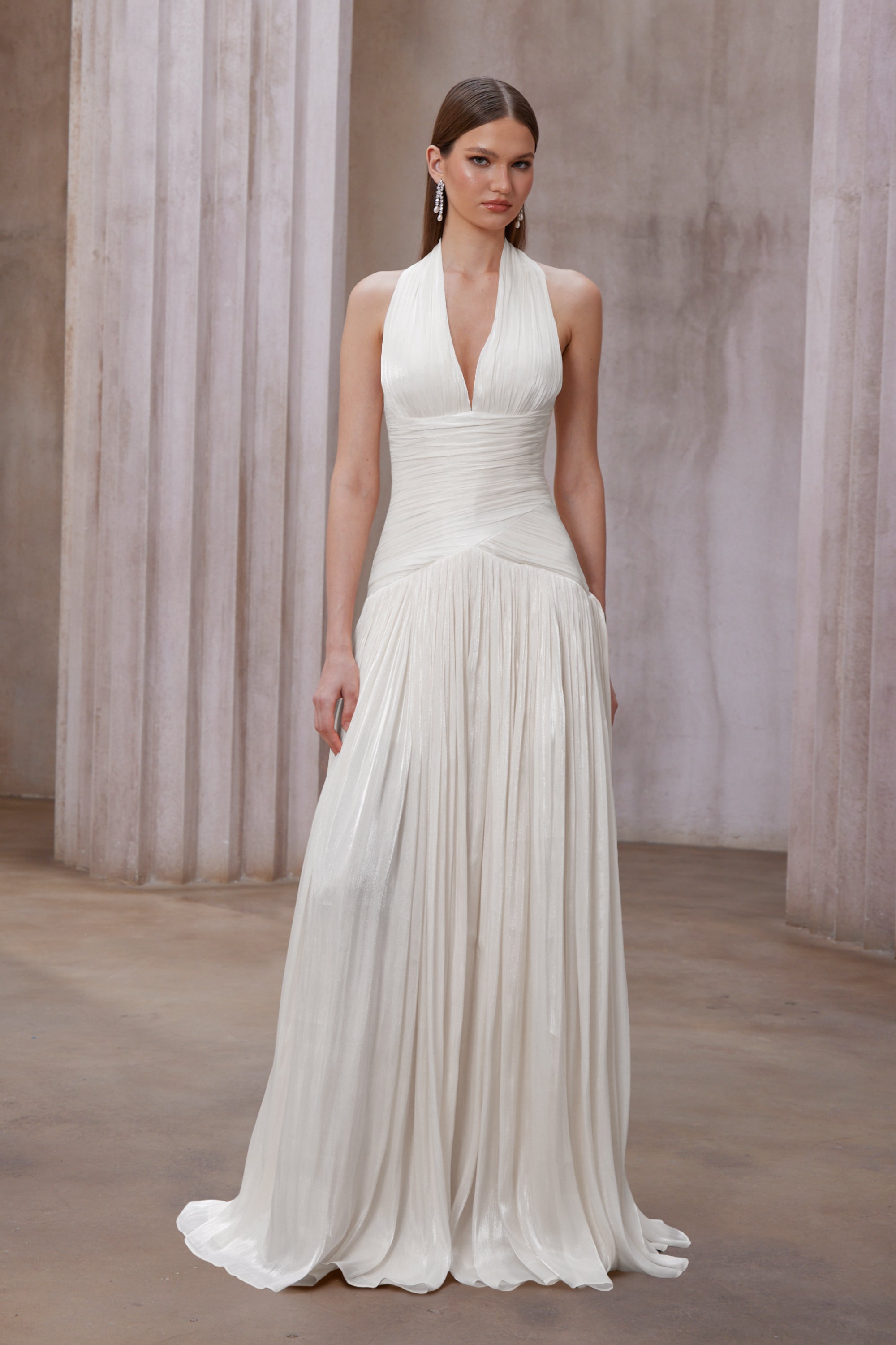 Aura™ | Pleated Maxi Dress