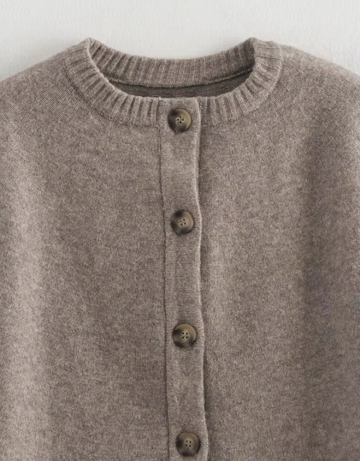 Arielle™ | Wool Blend Cape Cardigan