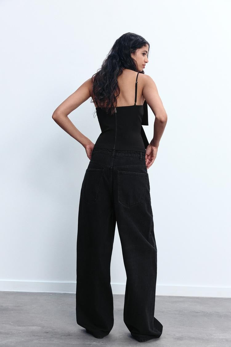 Ameline™ | Glitter Bow Crop Top