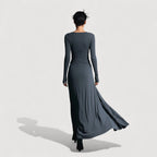 ELVIRA – DRAPED MAXI DRESS