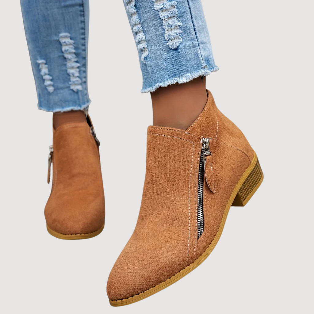 SHAYNE – CASUAL ZIP BOOTS