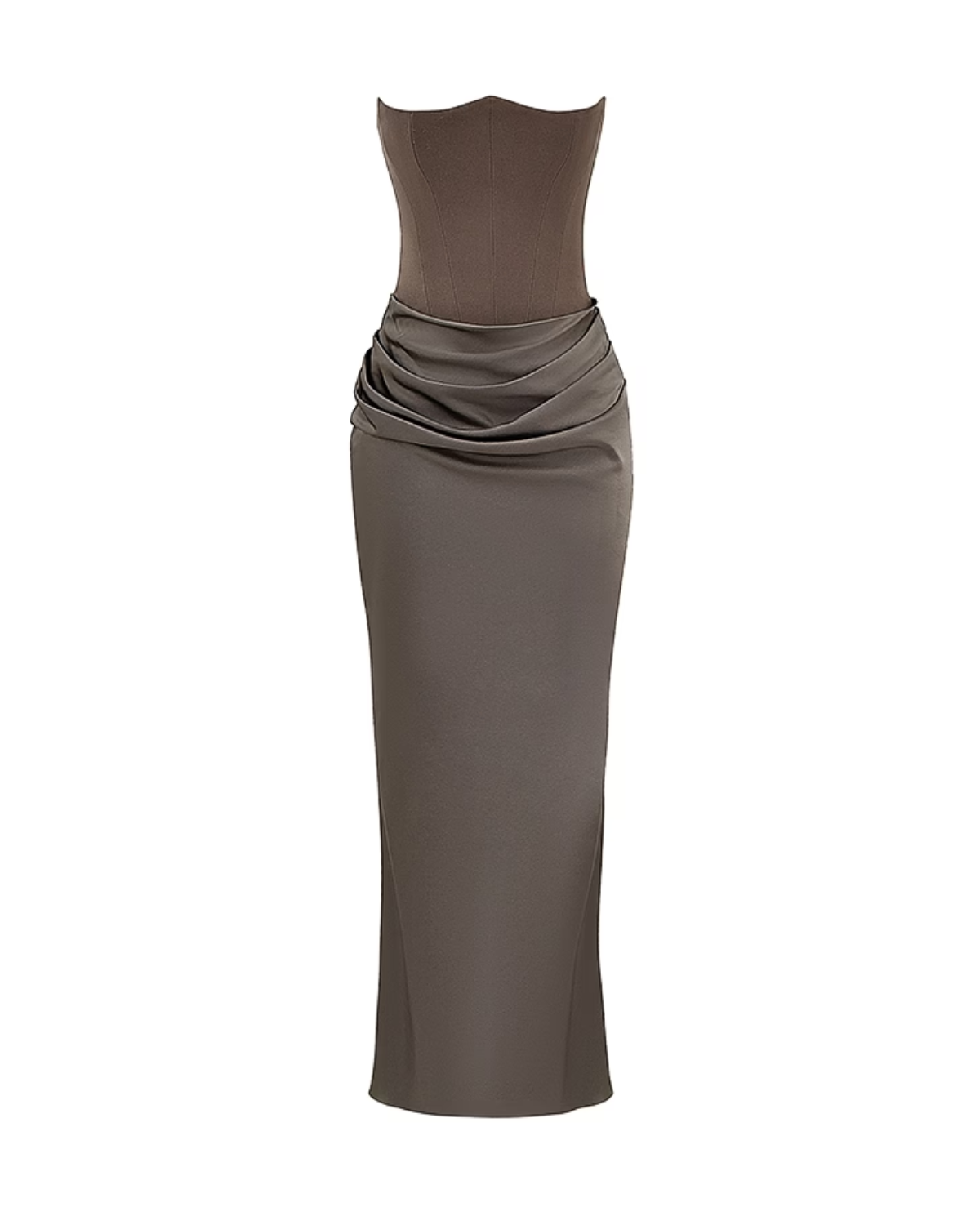 Rhea™ | Satin Maxi Dress