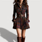 DARLENE – CLASSIC CHECK DRESS