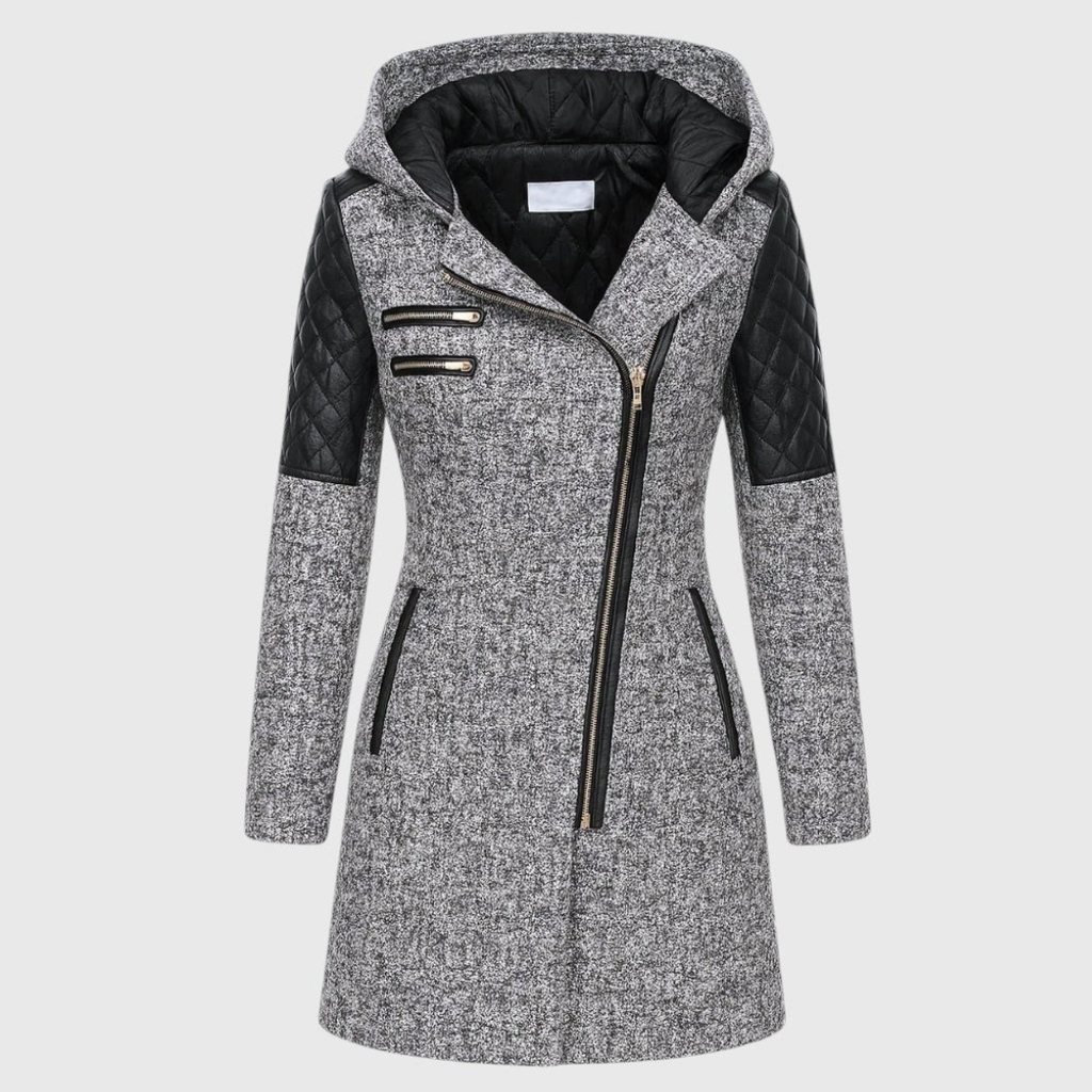 DANICA – QUILTED ZIP COAT