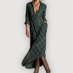 MAISIE – PLAID MAXI DRESS
