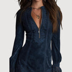 ISALIE – ZIP MINI DRESS