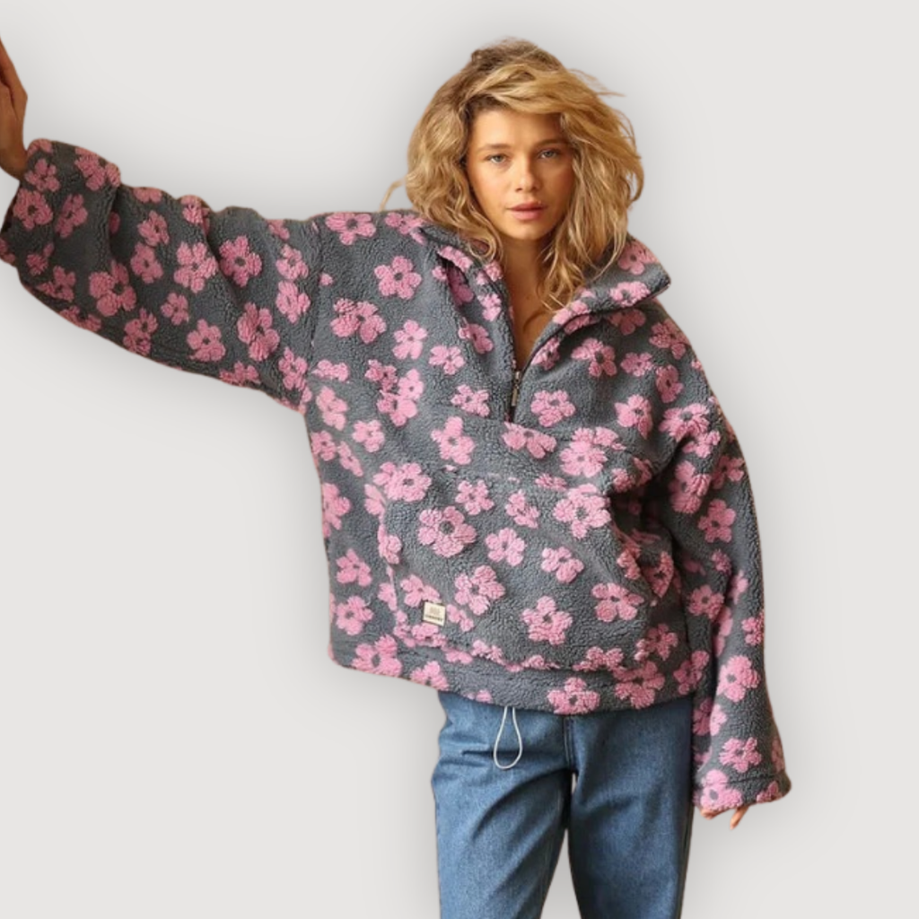 MYLENE – COSY FLORAL PULLOVER