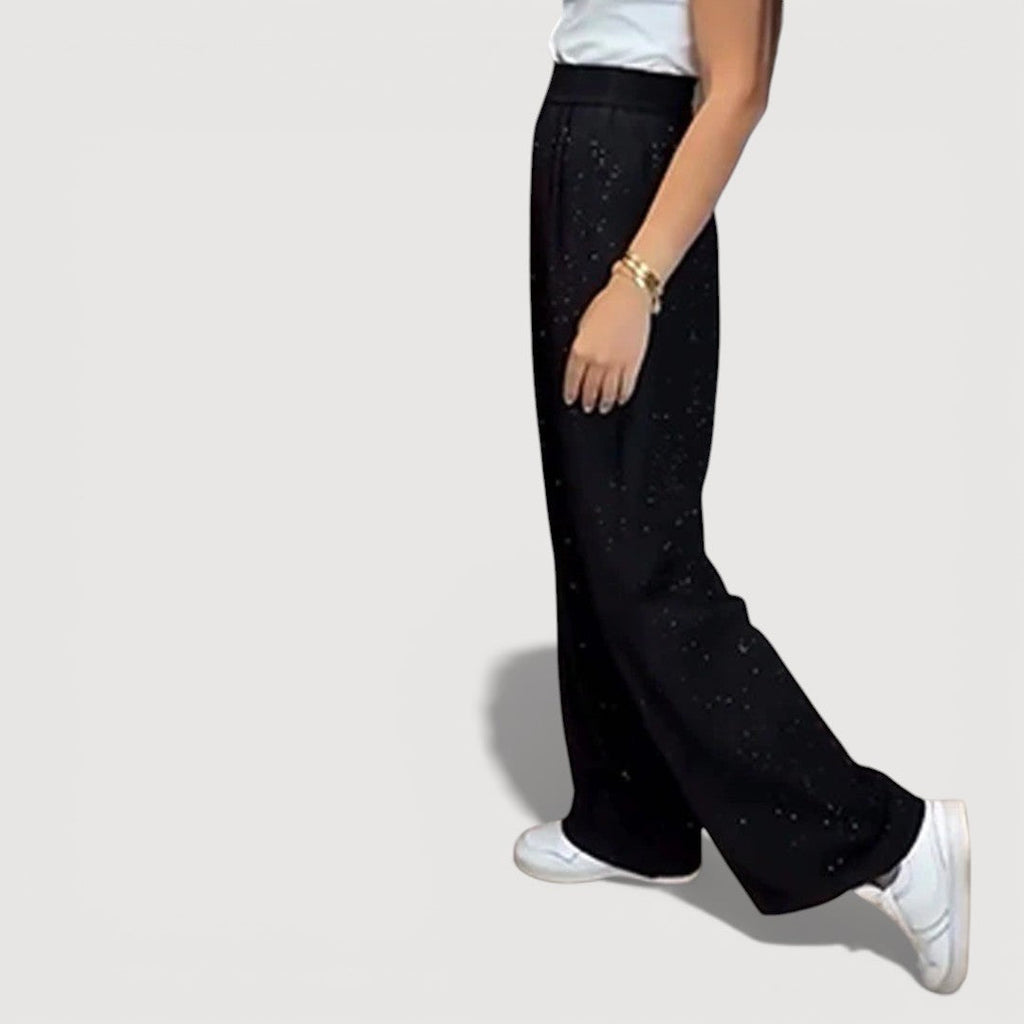 JUVIA – SHIMMER WIDE TROUSERS