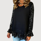 LUCINDA – ELEGANT SEQUIN BLOUSE