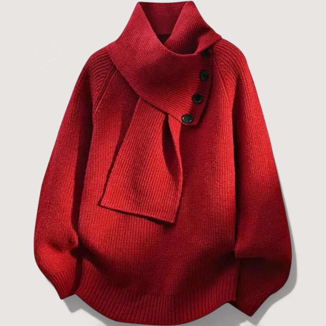 GINA – SHAWL COLLAR JUMPER