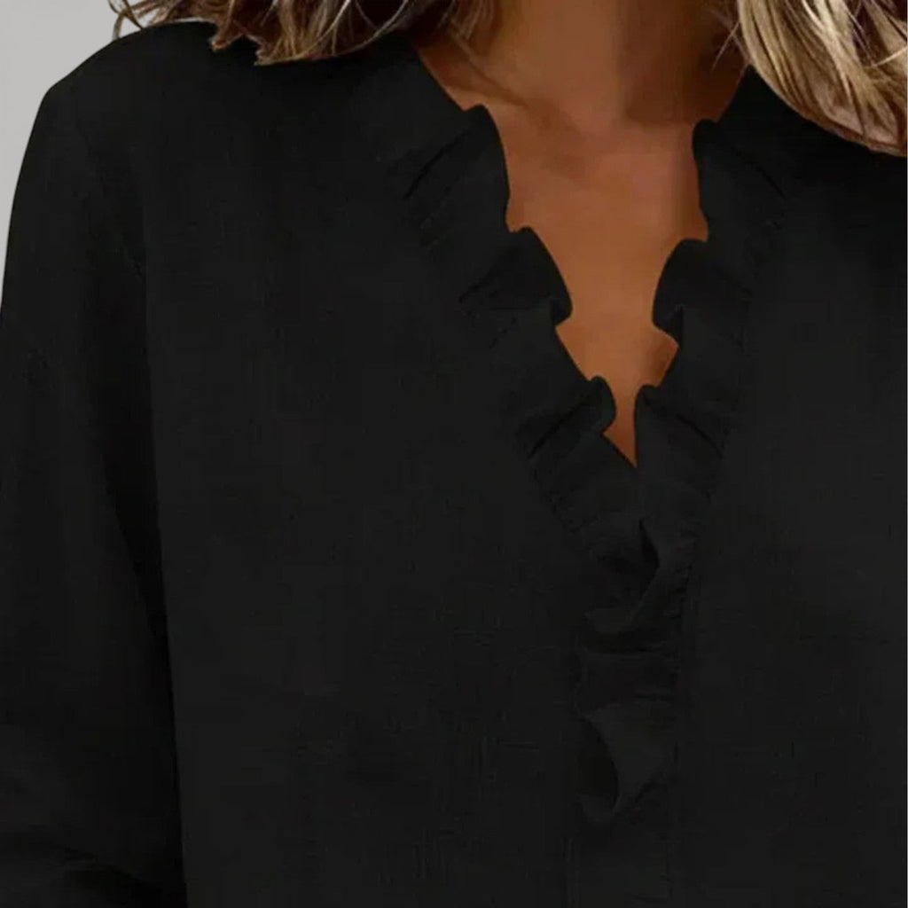 CRISTINE –  RUFFLED BLOUSE