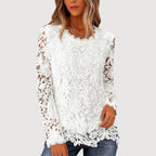 AMELISE – LACE DETAIL TOP
