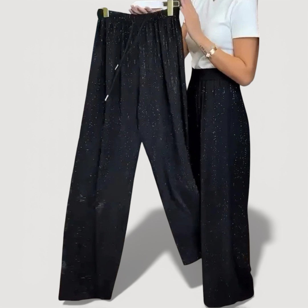 JUVIA – SHIMMER WIDE TROUSERS