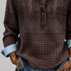 WYNIE – TEXTURED PRINT TOP