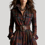 DARLENE – CLASSIC CHECK DRESS