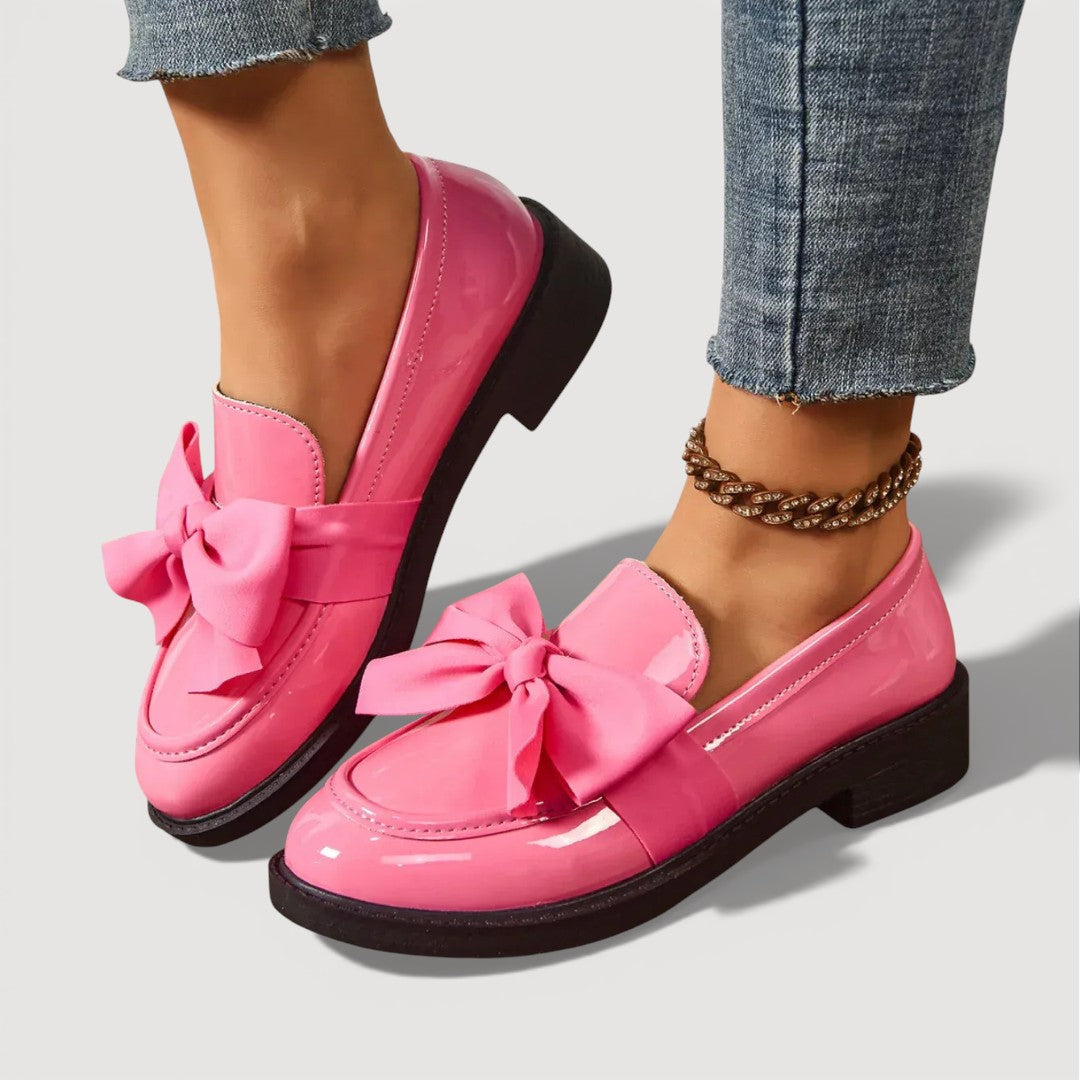 MAERYL – BOW DETAIL LOAFERS