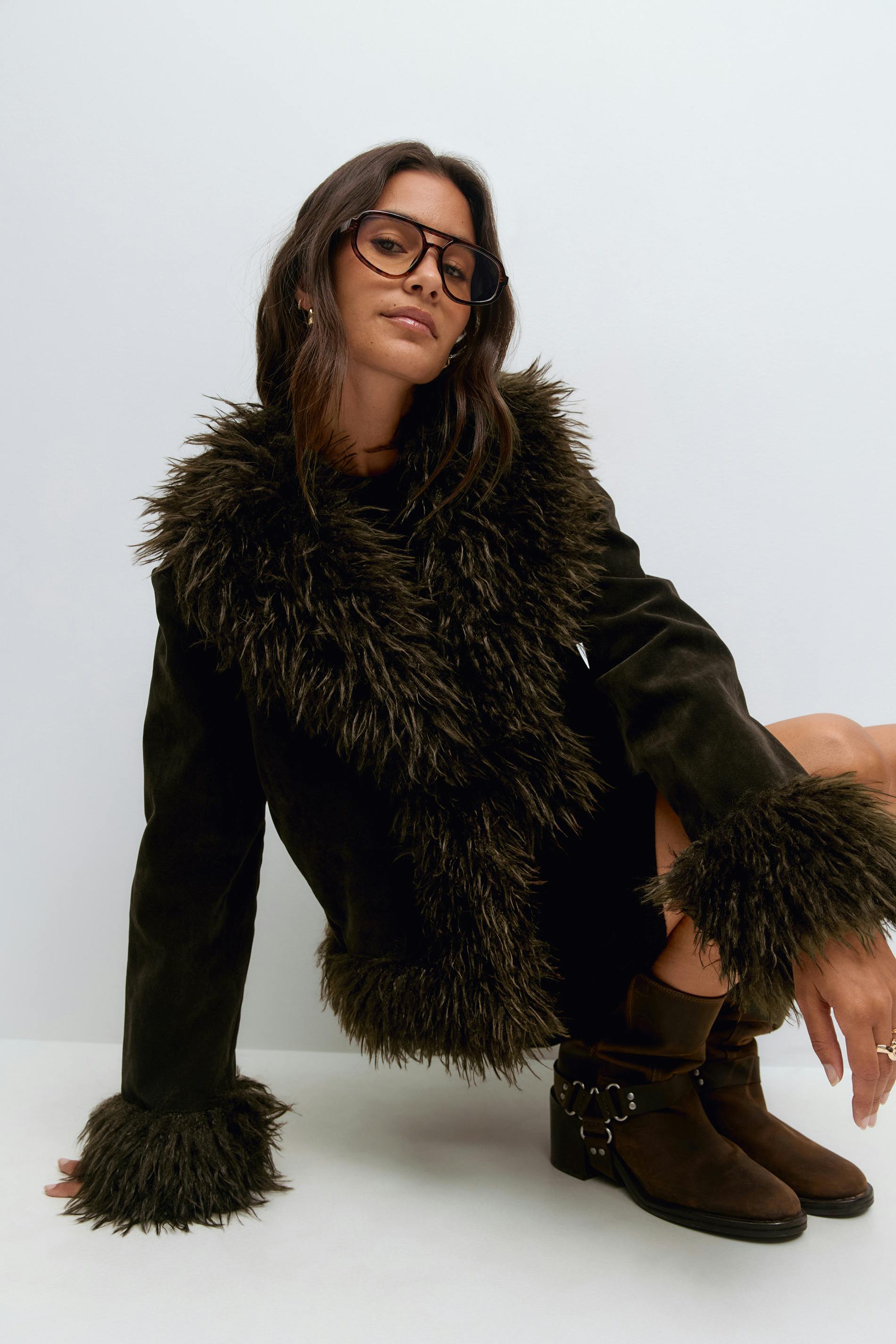 Faye™ | Faux Fur Trim Jacket