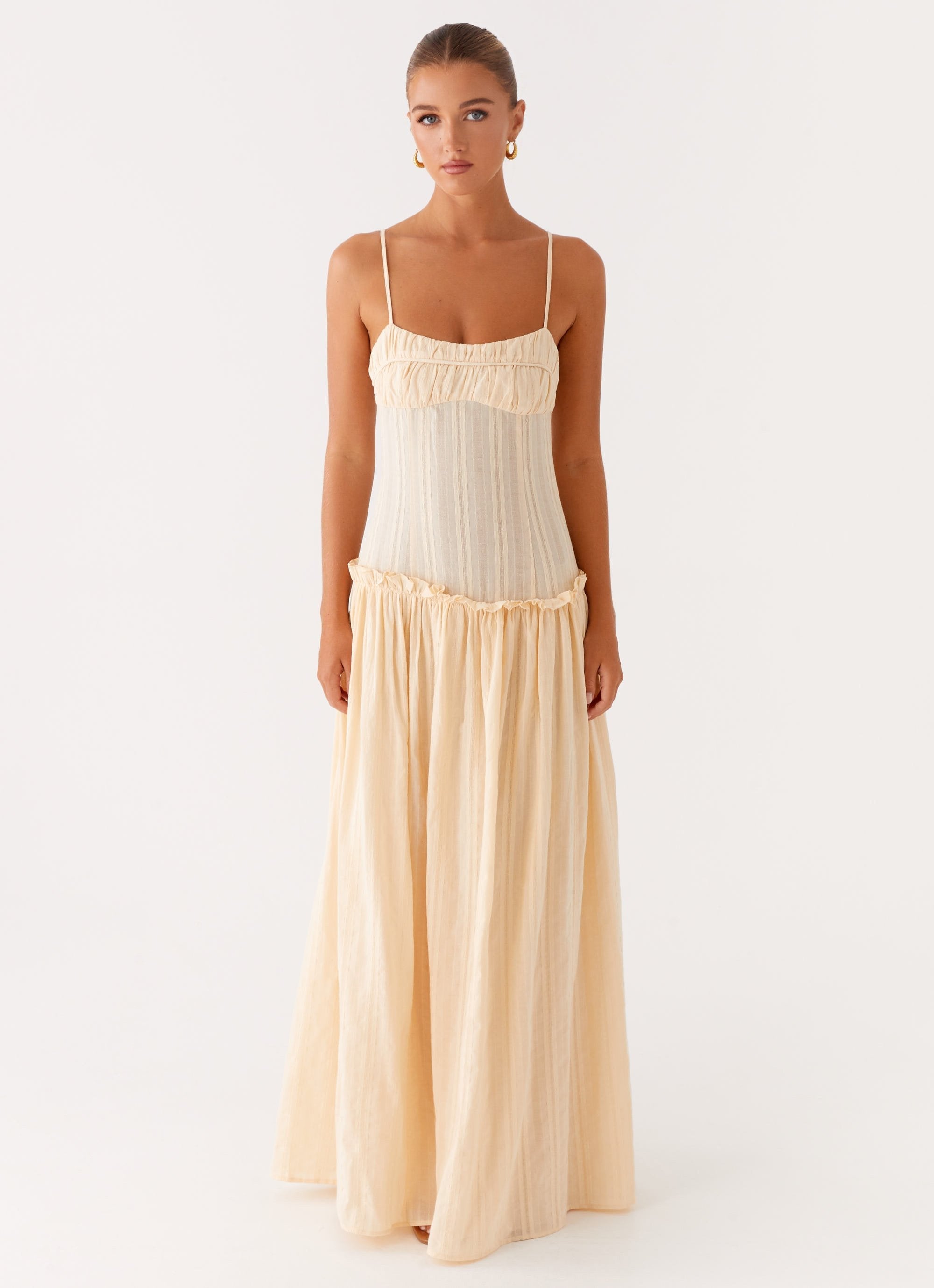 Elena™ | Drop Waist Maxi