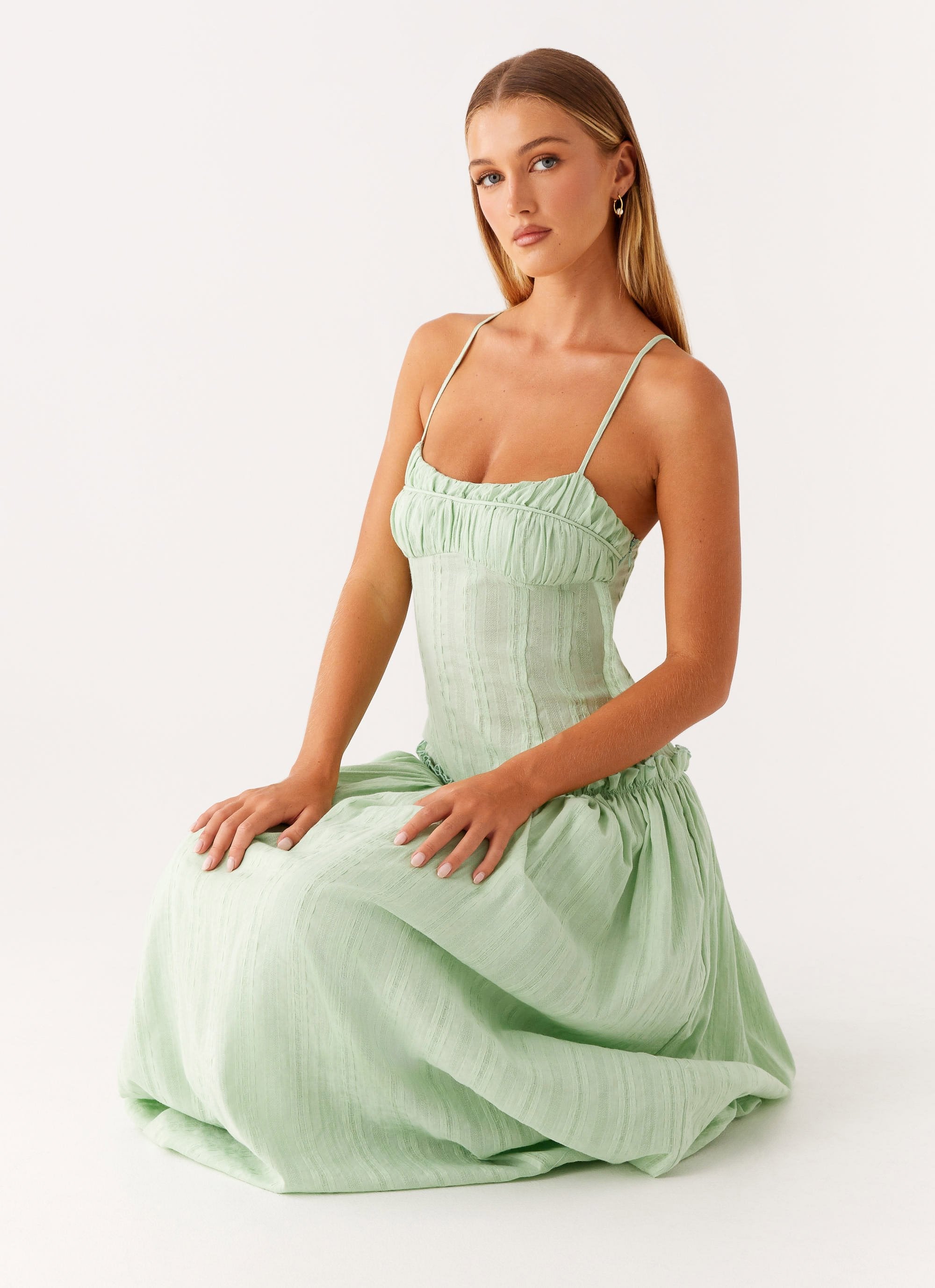 Elena™ | Drop Waist Maxi