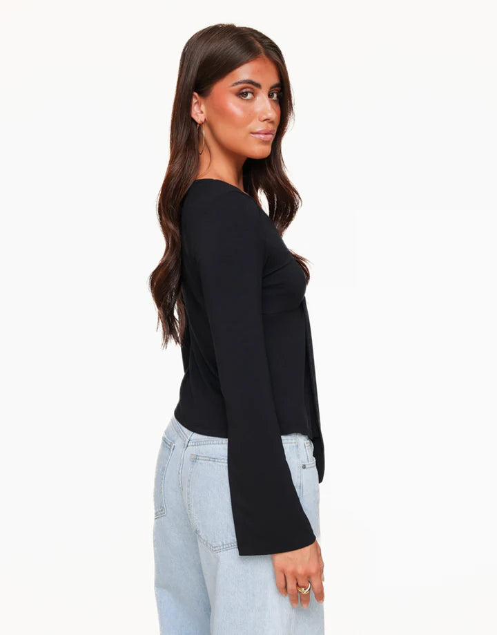 Sienna™ | Elegant Tie-Front Blouse