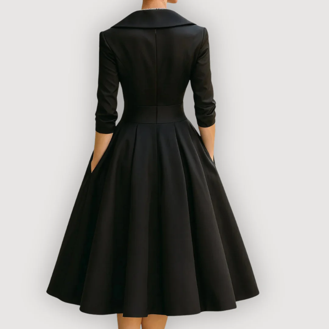 LEONA – CHIC MIDI DRESS