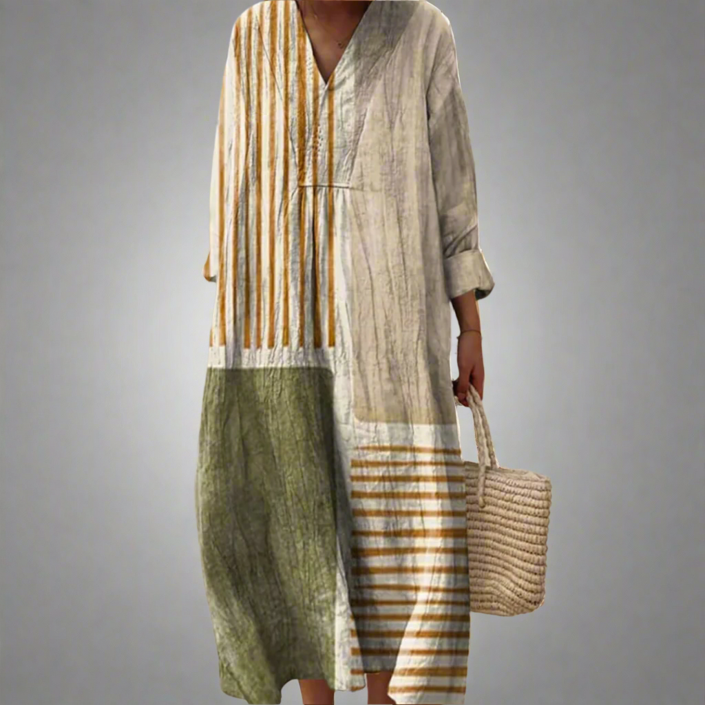 PIPPA | ELEGANT GEOMETRIC DRESS