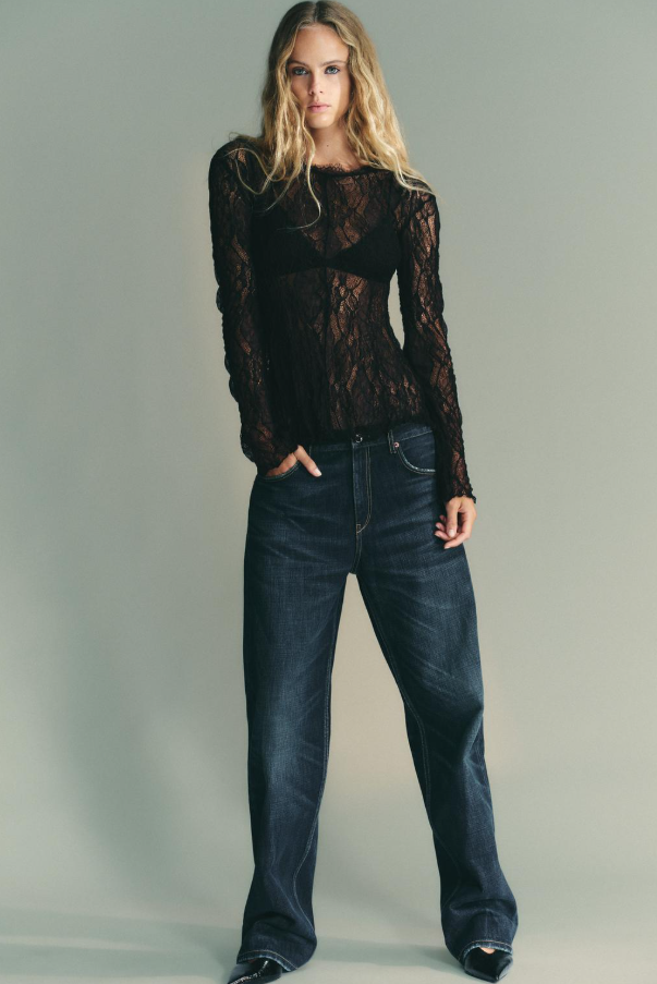 Helena™ | Black Lace Top