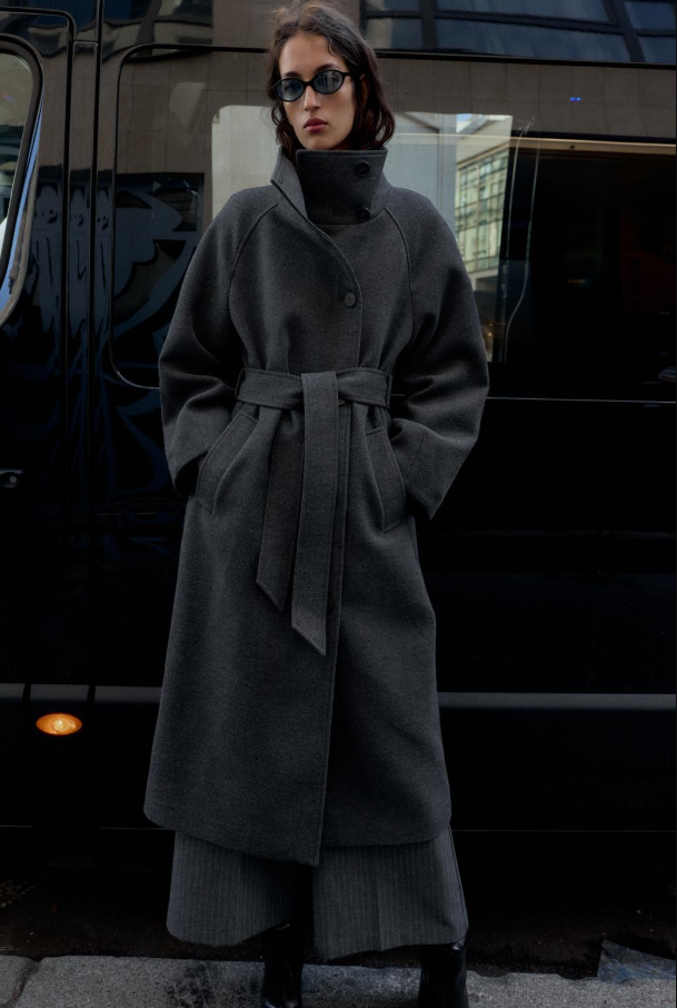 Esmée™ | Wool Belted Coat