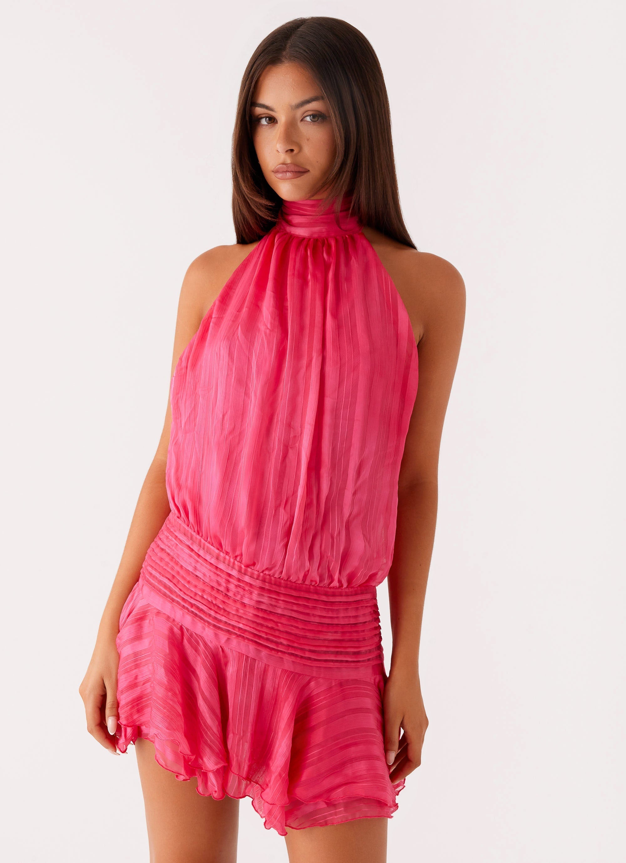 Isadora™ | Halter Mini Dress