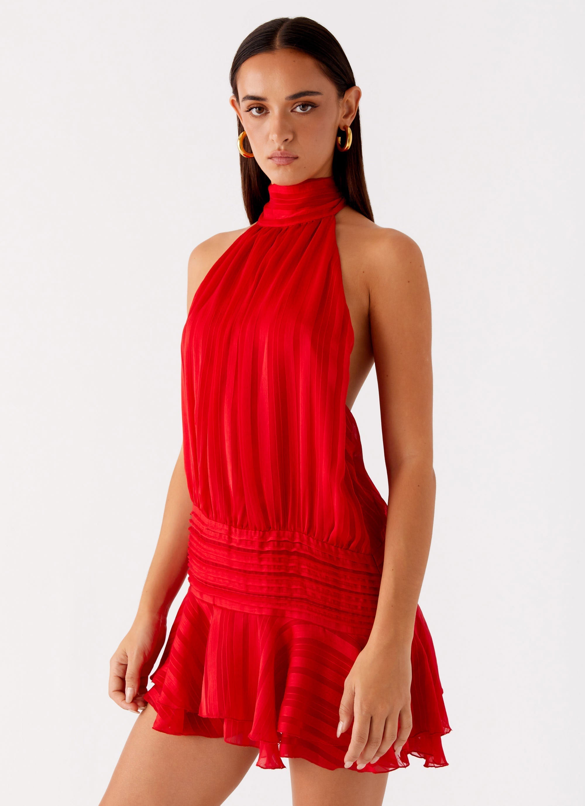 Isadora™ | Halter Mini Dress
