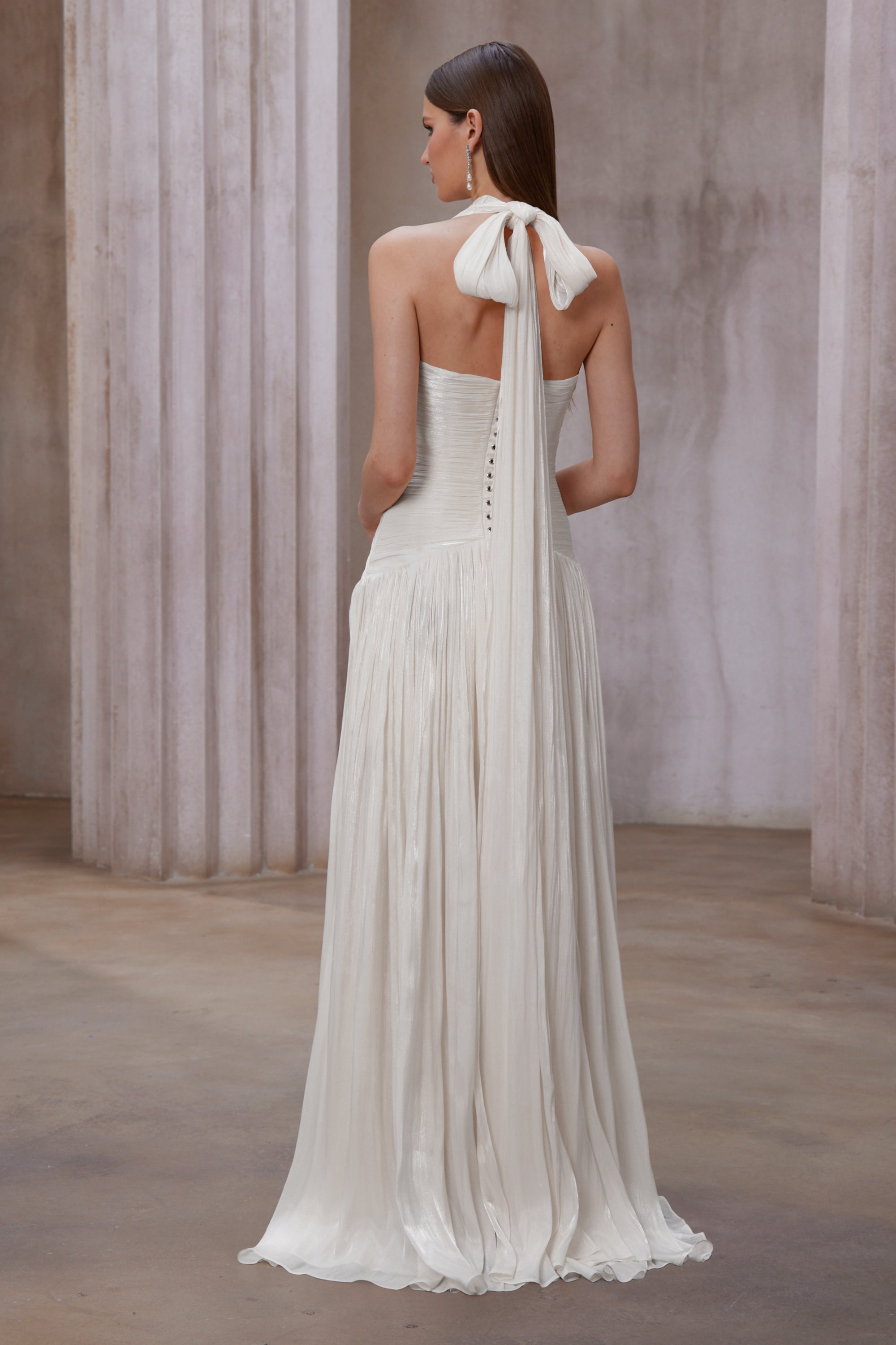 Aura™ | Pleated Maxi Dress