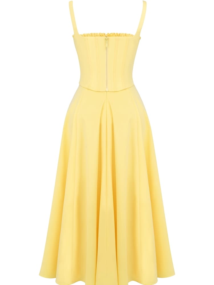 Soleil™ | Corset Midi Dress