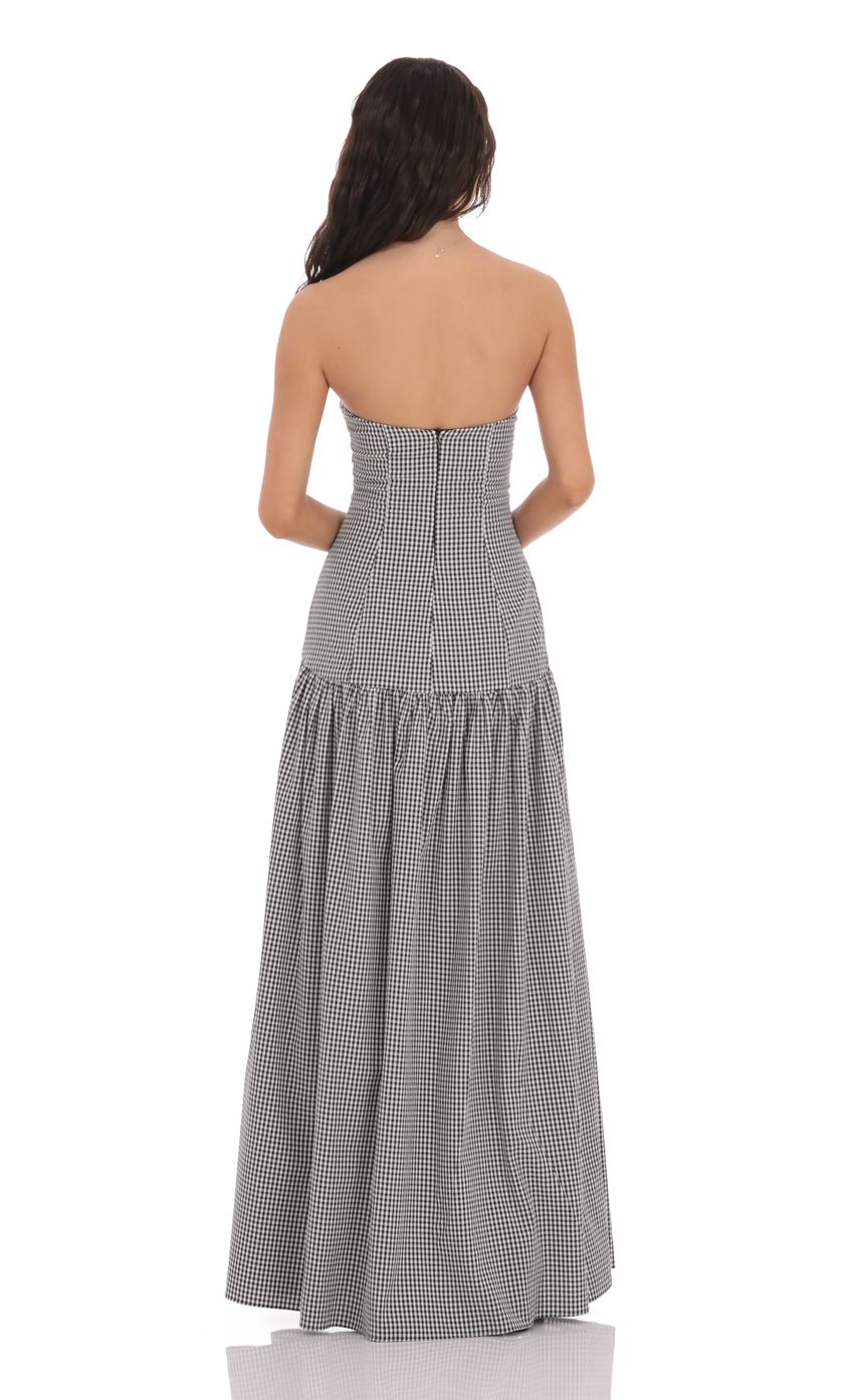 Valentina™ | Strapless Plaid Tube Dress