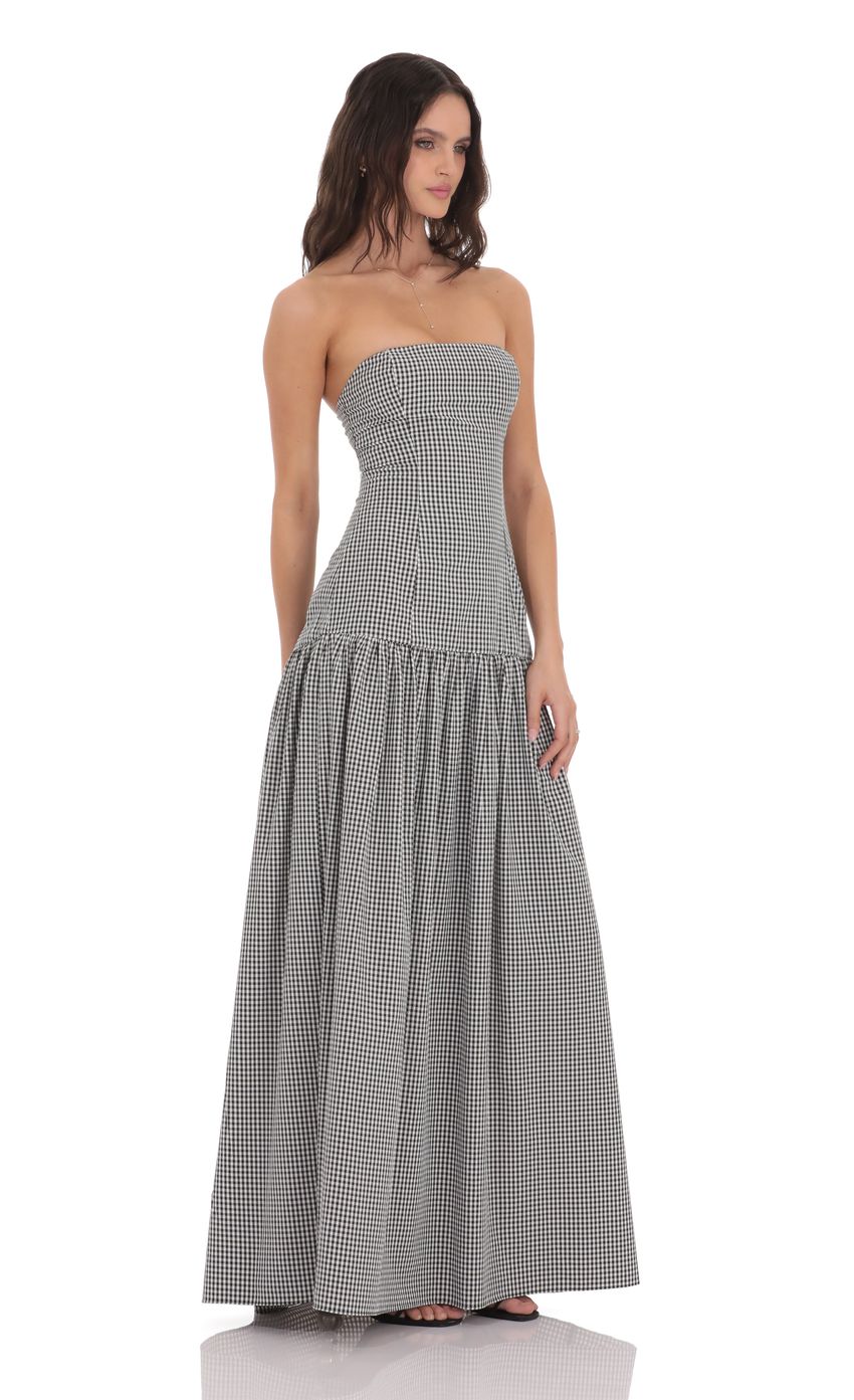 Valentina™ | Strapless Plaid Tube Dress